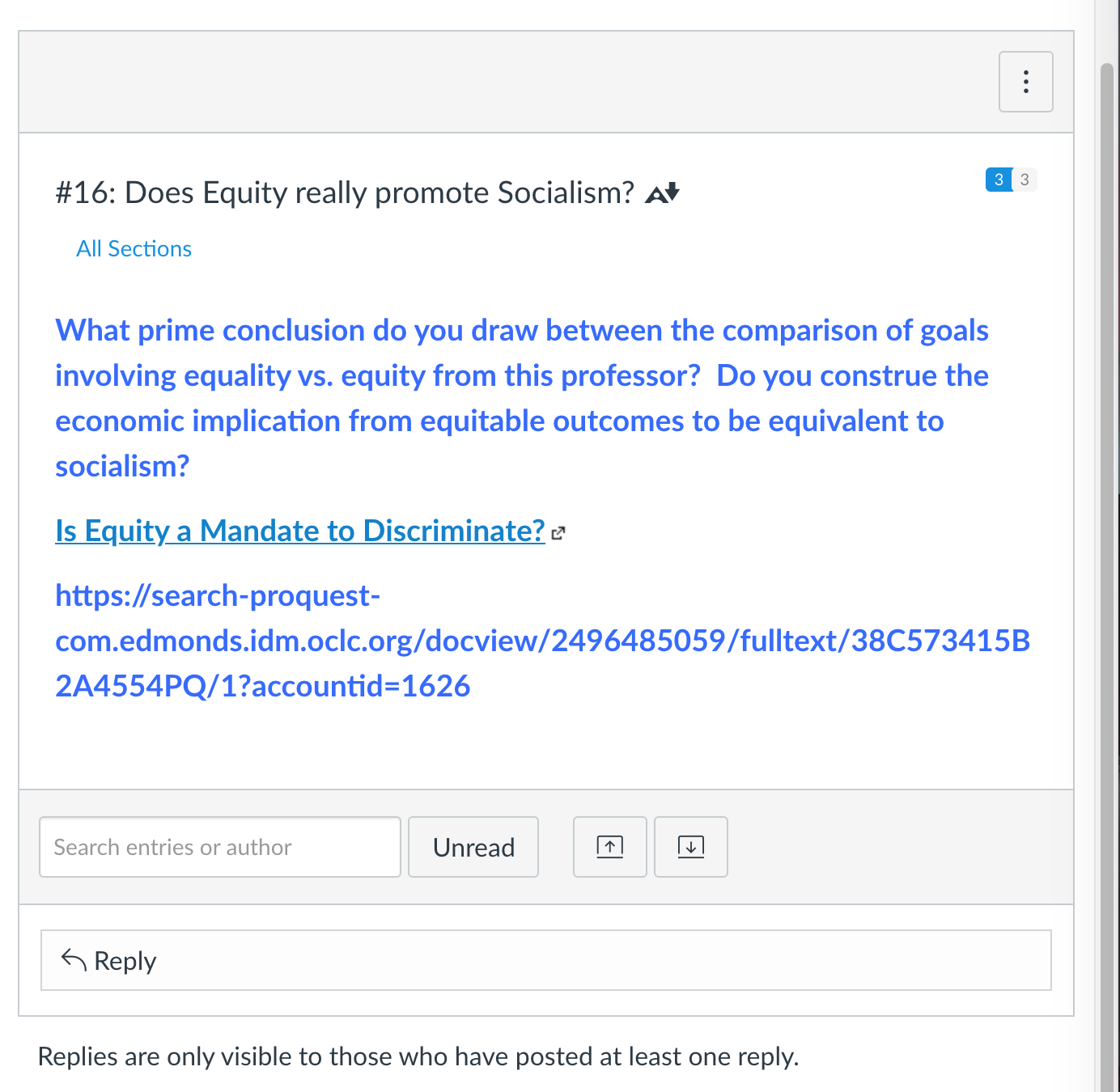 Please help me with these discussions for ECON 201, any help would