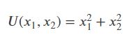 A student proposed the following utility function: *ATTACHED AS AN IMAGE TO