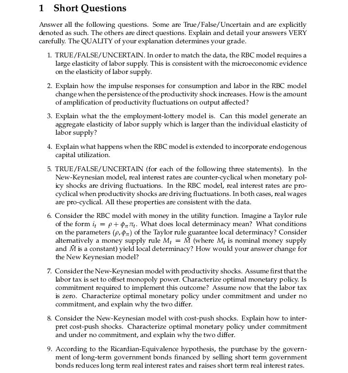 the price level (P) fixed at 1.0: C =0.5(Y -T) T =1,000