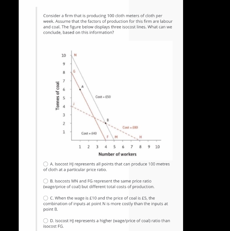Please help with the following mcqs: question 1) Consider a firm that