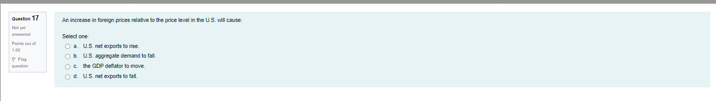 short run AS curve. Flag O b. rightward shift in the AD