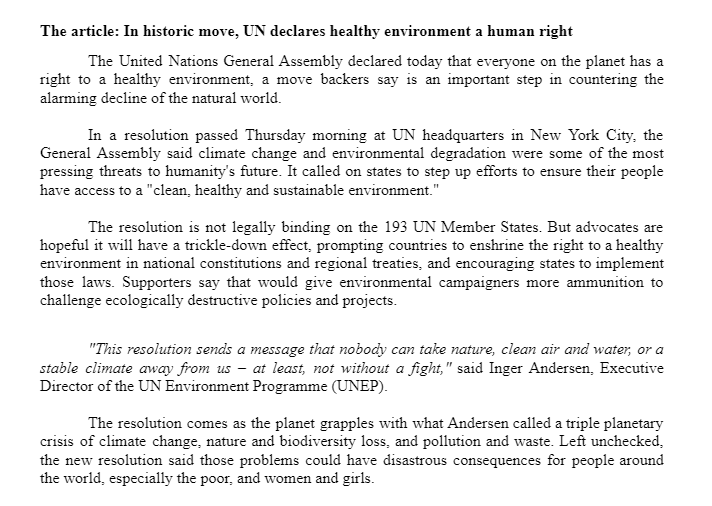 Make a Reaction Paper regarding the article below. Your reaction paper should