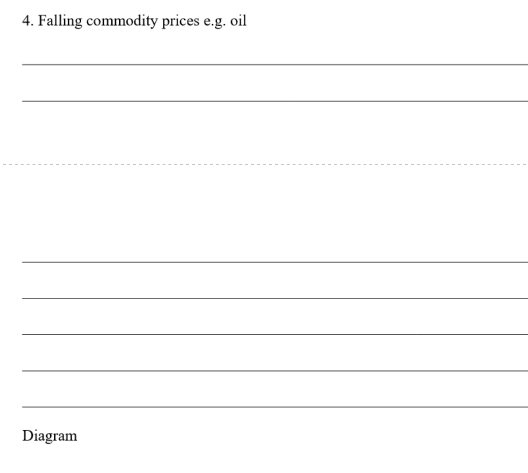 and AS with LRAS and SRAS Rest of the World inuences on