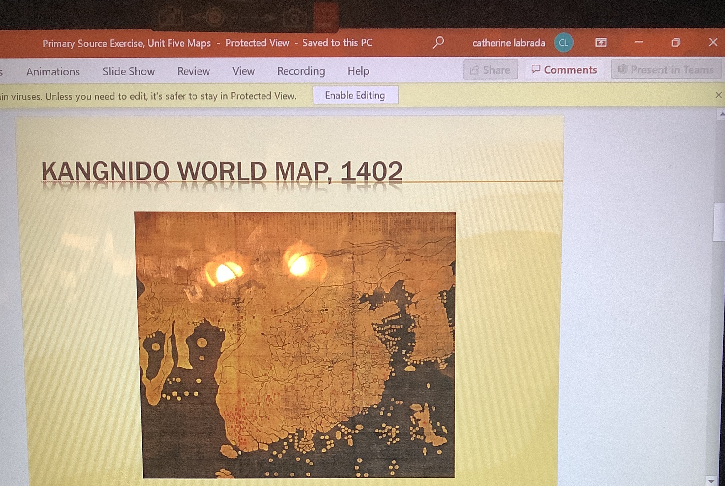 Does this map seem to be more about terrain (mountains, rivers, deserts,