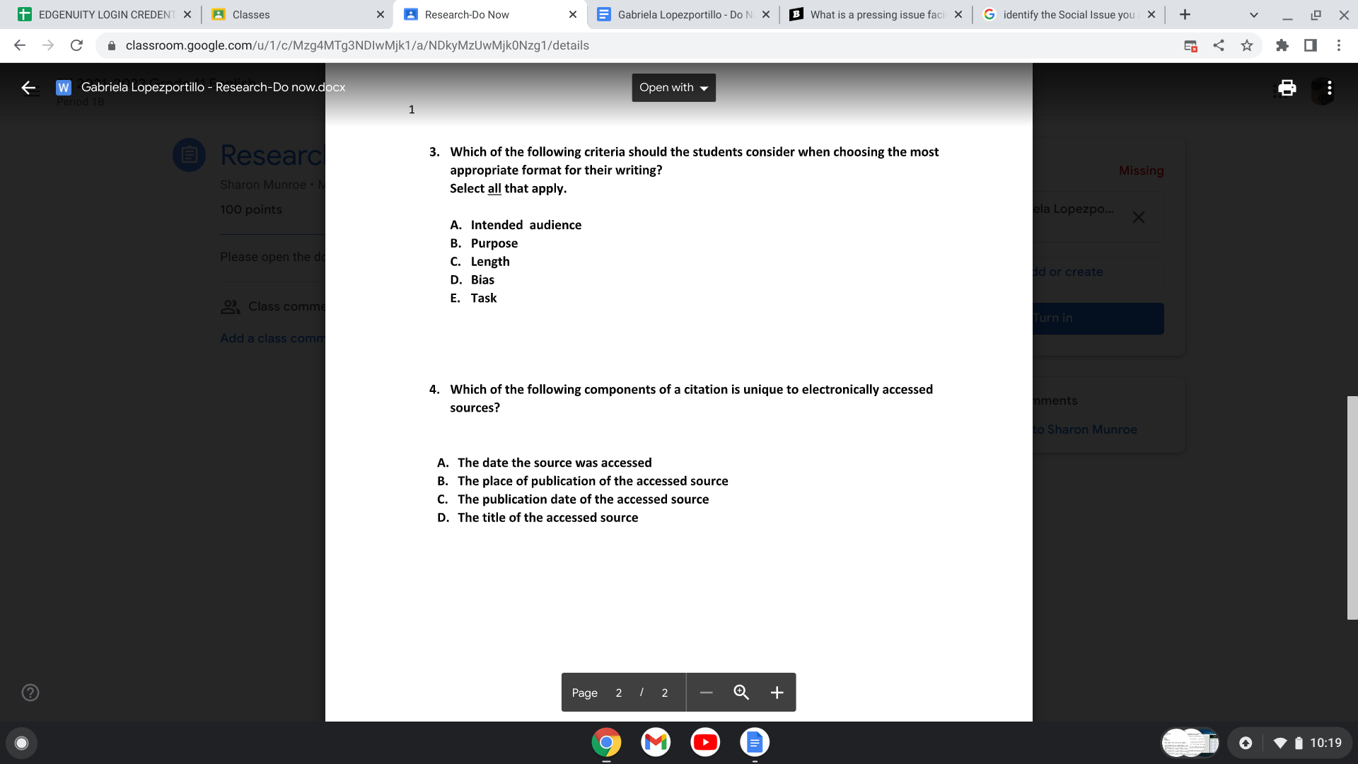 x | E Whalisapressingissuefac x s identifytheSociallssueyou x | + v .5!