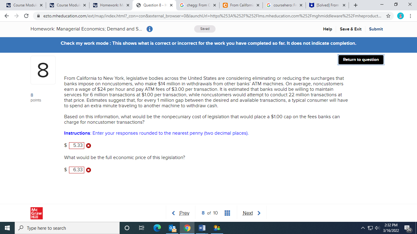  Lu Course Module X Lu Course Module X Lu Homework: M: