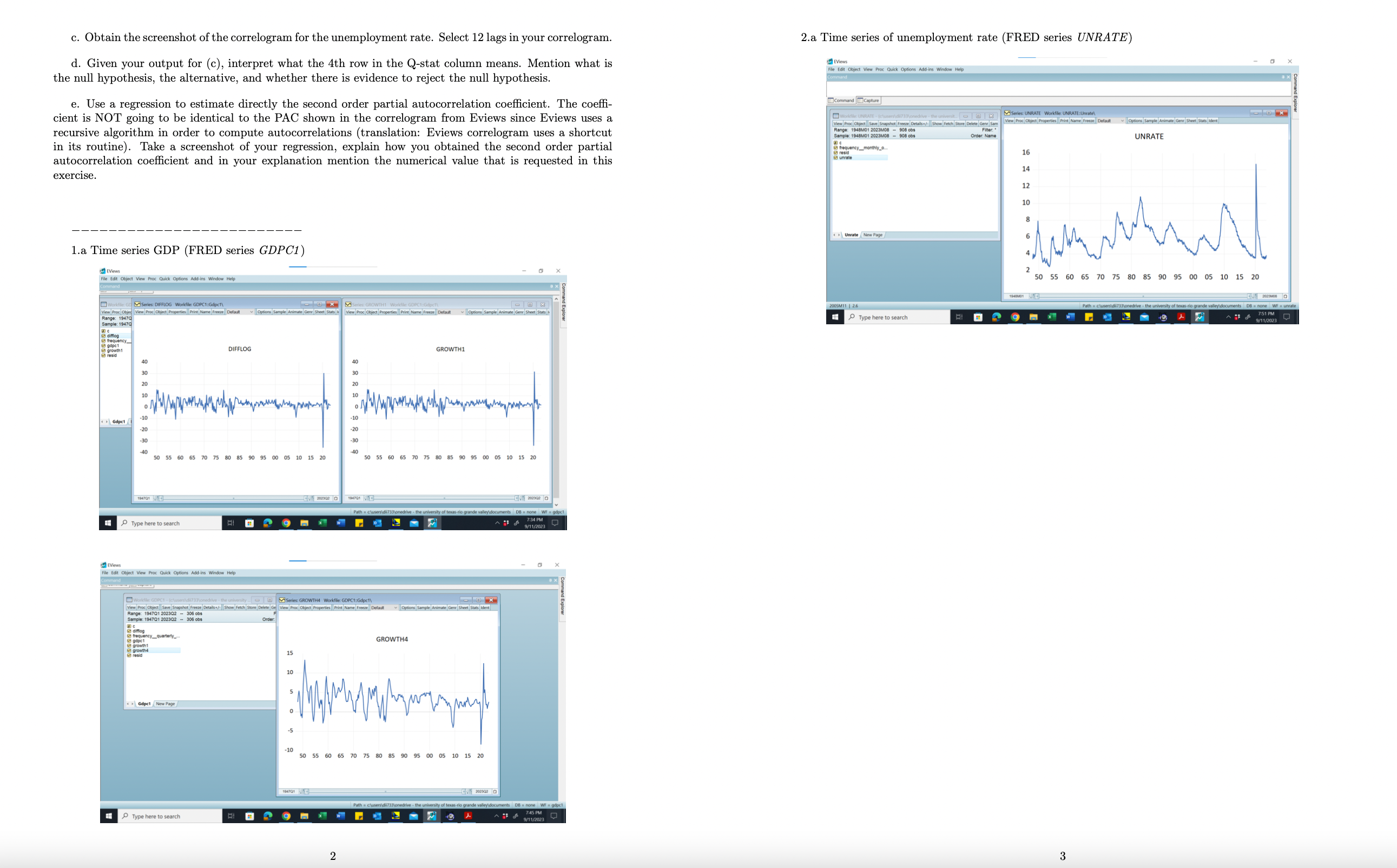 (non-typed answers lose 25 points). For questions that require steps, show them