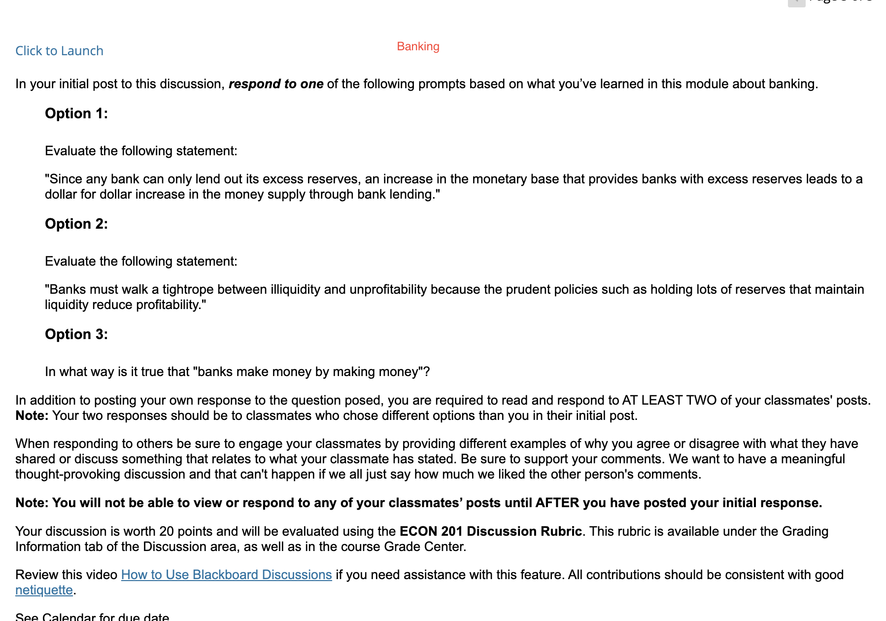 .,.D,, , Click to Launch Banking In your initial post to