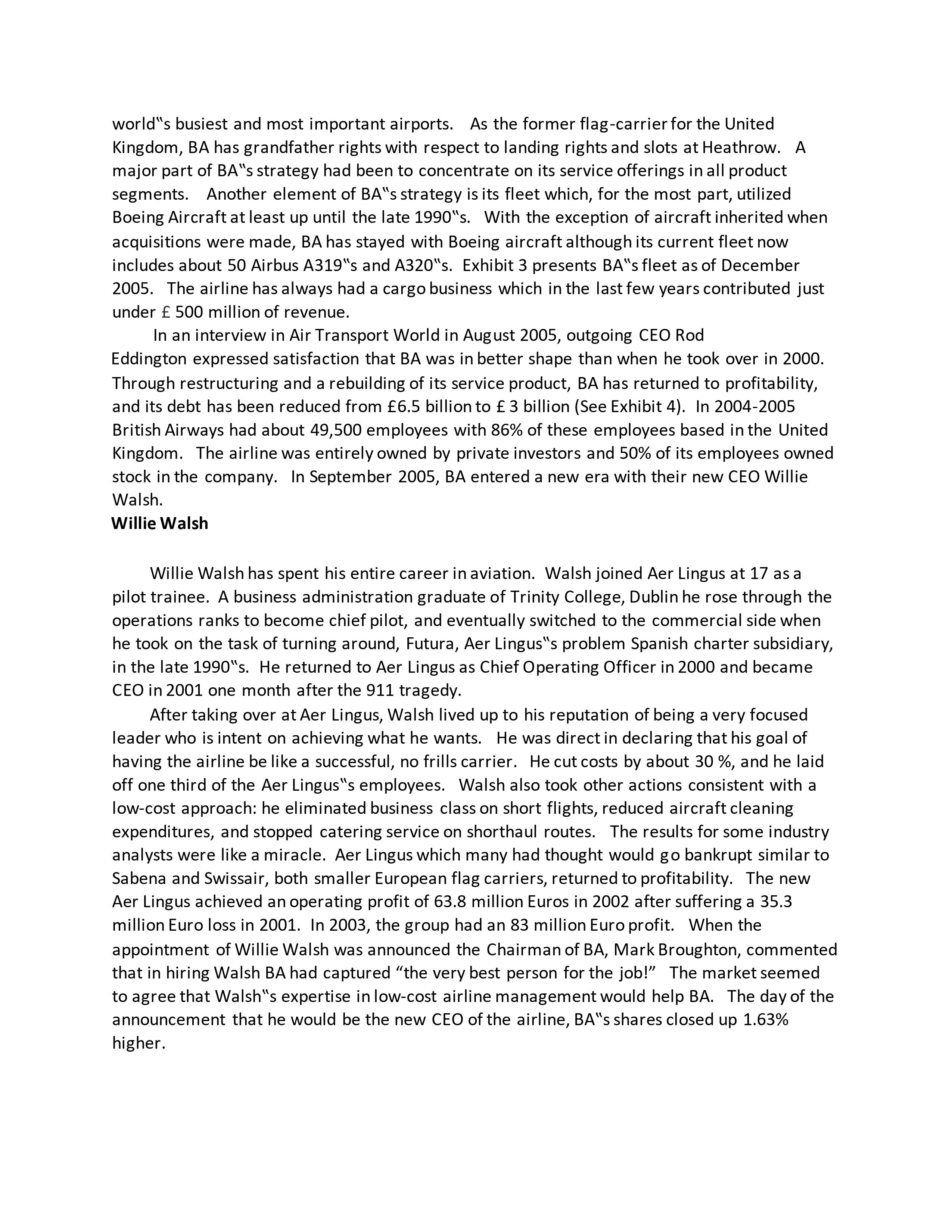 airline business in both Europe and America. A slew of new low-cost