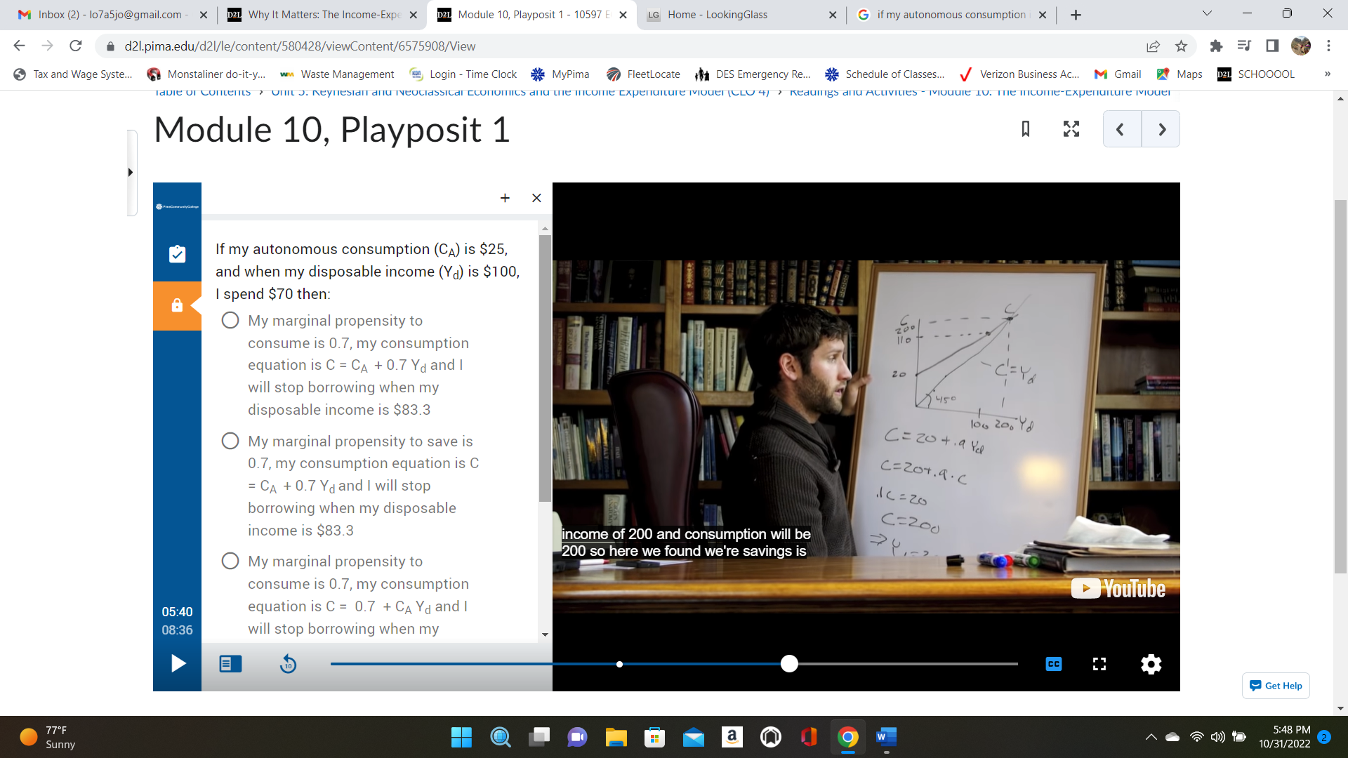  M Inbox (2) - 107a5jo@gmail.com - x D21 Why It Matters: