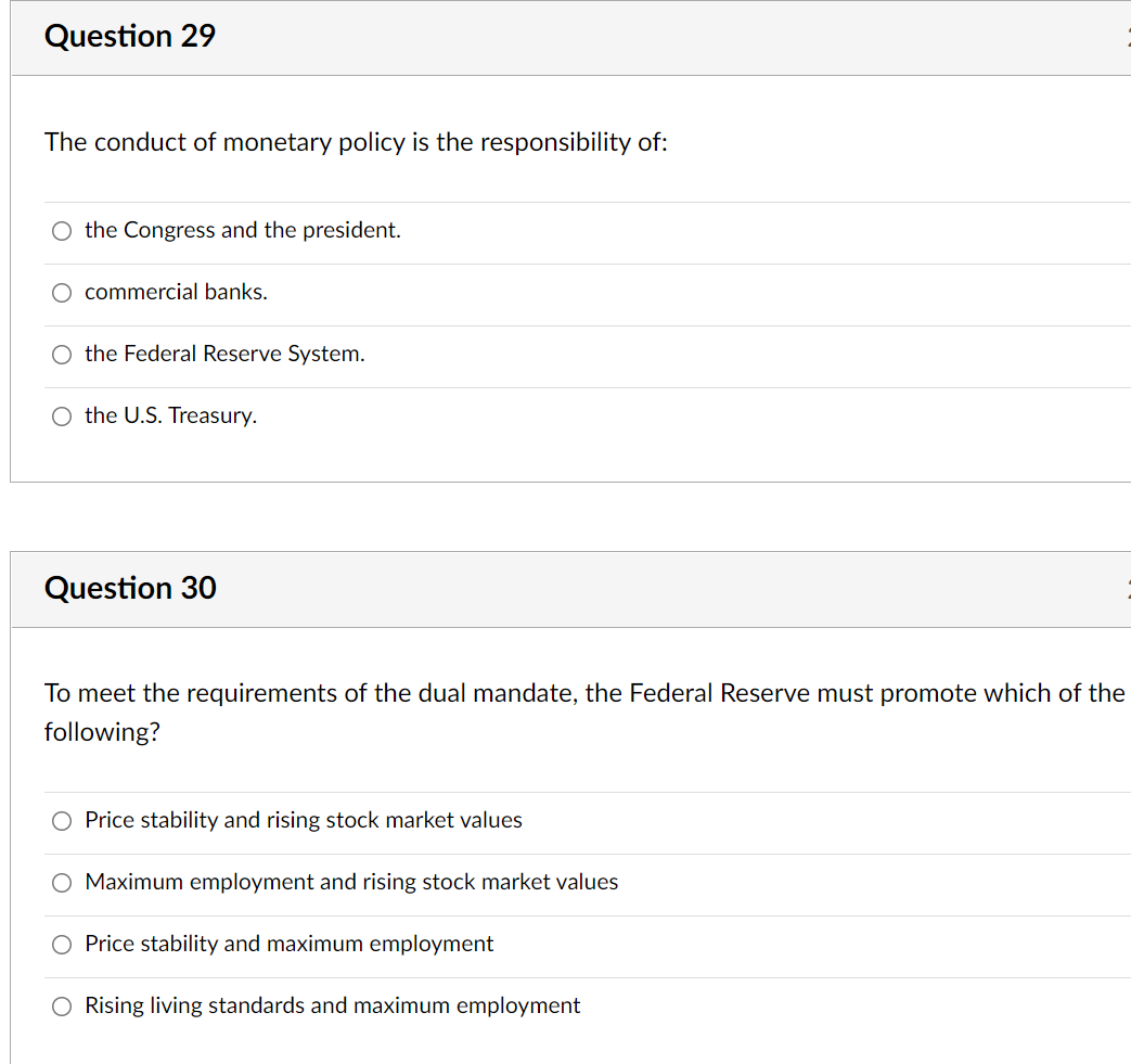 Need some help with these practice questions, no working out needed, thanks!