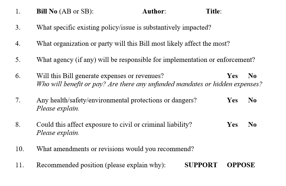https://leginfo.legislature.ca.gov/faces/billTextClient.xhtml?bill_id=202120220AB297 1. Bill No (AB or SB): Author: Title: 3. What specific