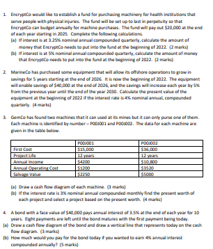  1. EncryptCe would like to establish a fund for purchasing machinary