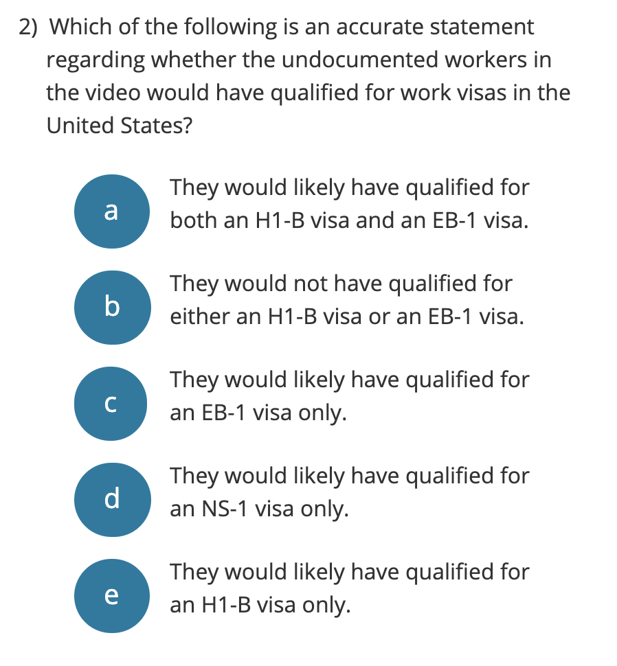 video are found to have violated the Immigration Reform and Control Act