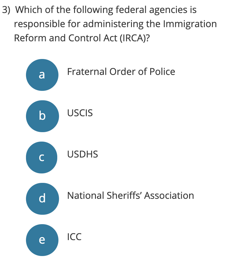 (IRCA), they face which of the following repercussions? criminal and financial penalties
