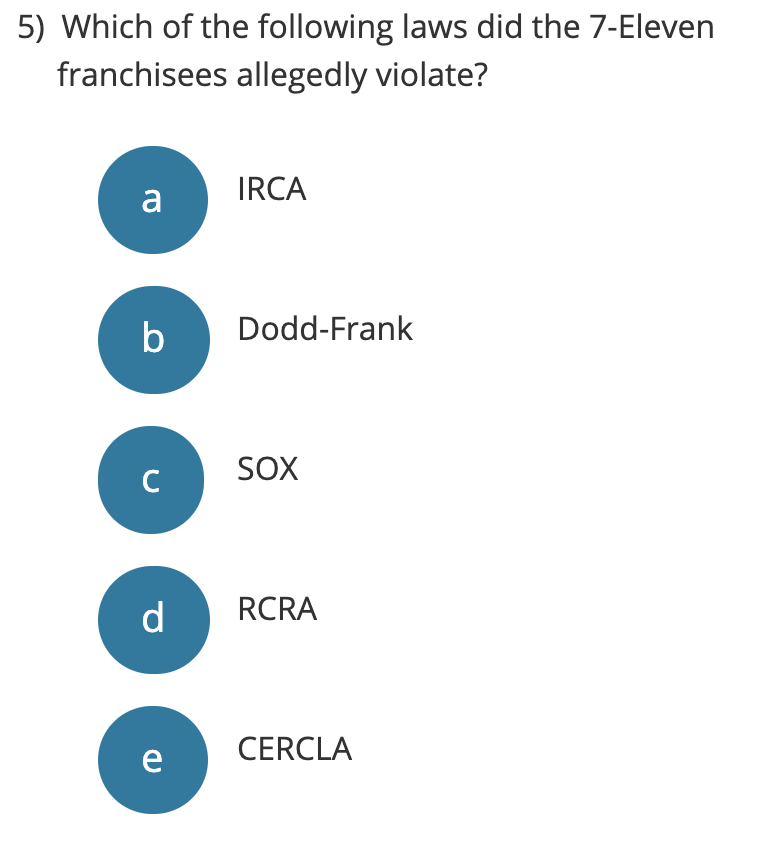a class action lawsuit led by other 7-Eleven franchisees a class action