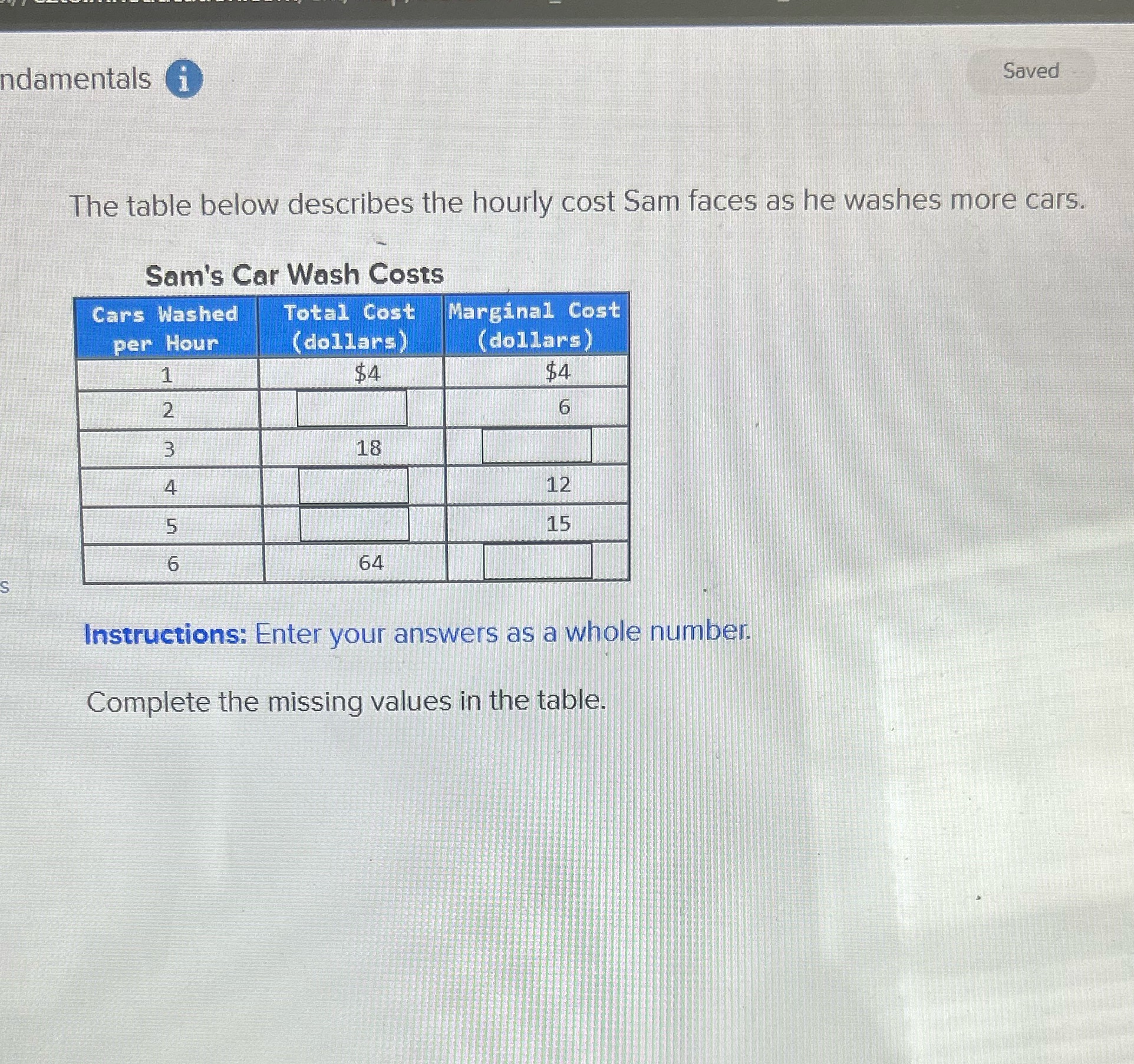 What formula do I use to find the missing answers please solve