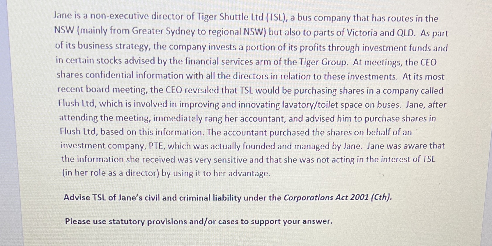 Please answer this law for commerce question with proper reference Jane is