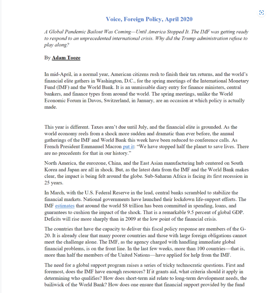 Writ e approximately 500 to 700 wor d s free response onVoice,