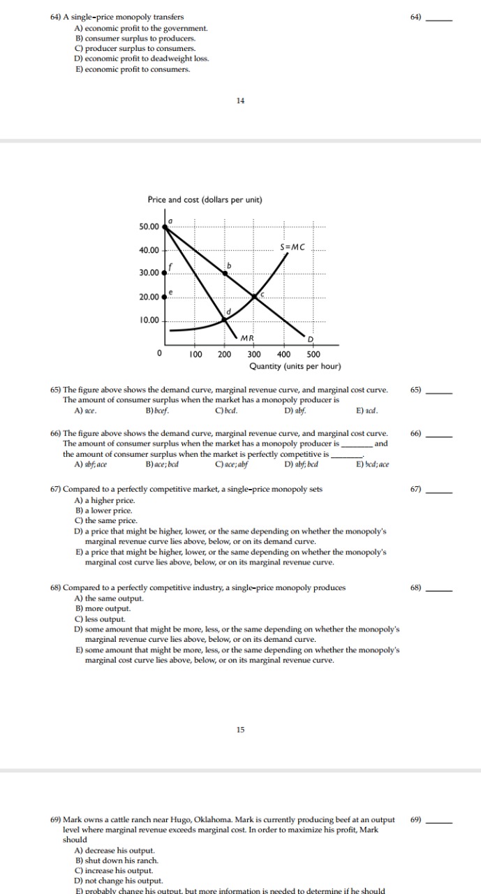 C = 50 + (8/9)Yd T = (1/4)Y I = 100 G