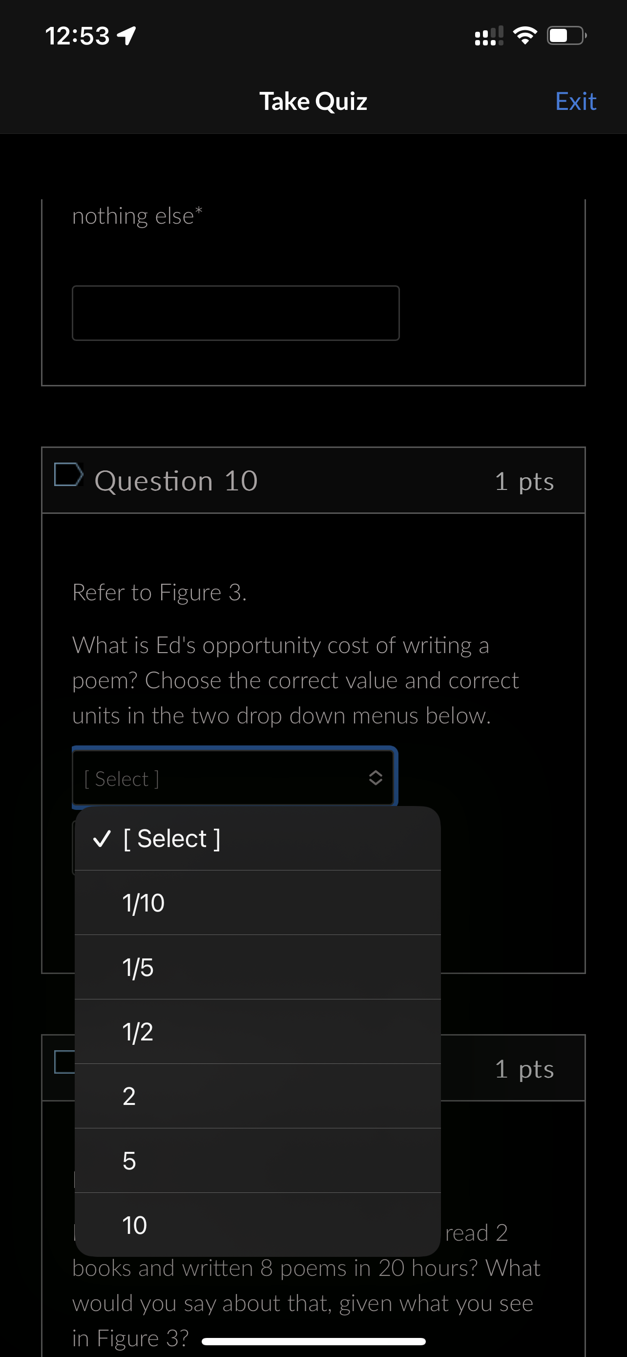 (PPF) for Ed as he does two acb'vities in 20 hours. The