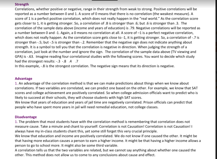 hour we will check your answer. Definition: Correlation is a statistical measurement