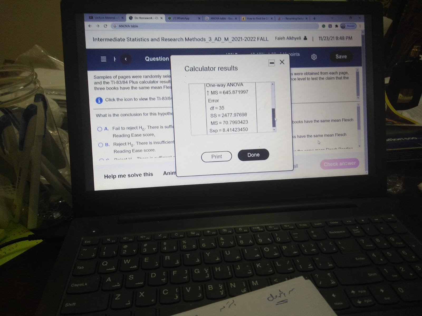 Points: 0 of 1 Save In a test of weight loss programs,