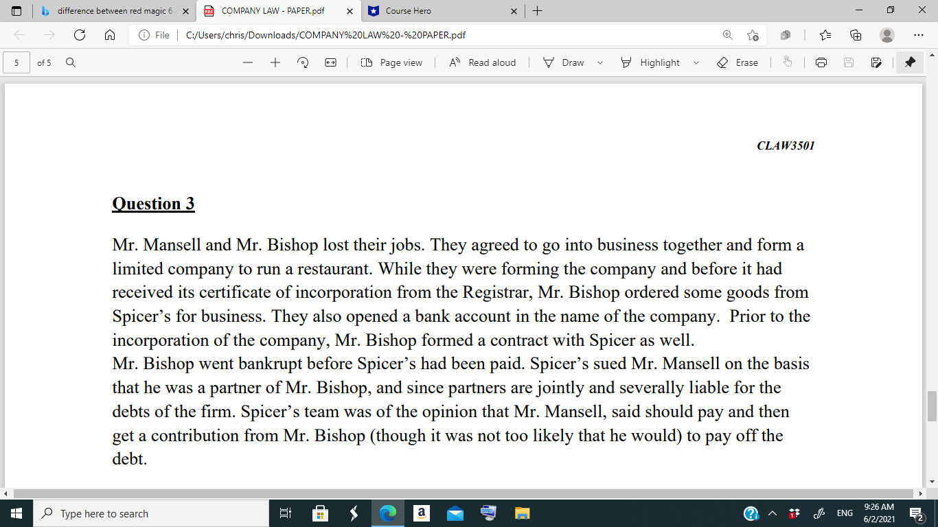  b difference between red magic 6 : x PRE COMPANY LAW