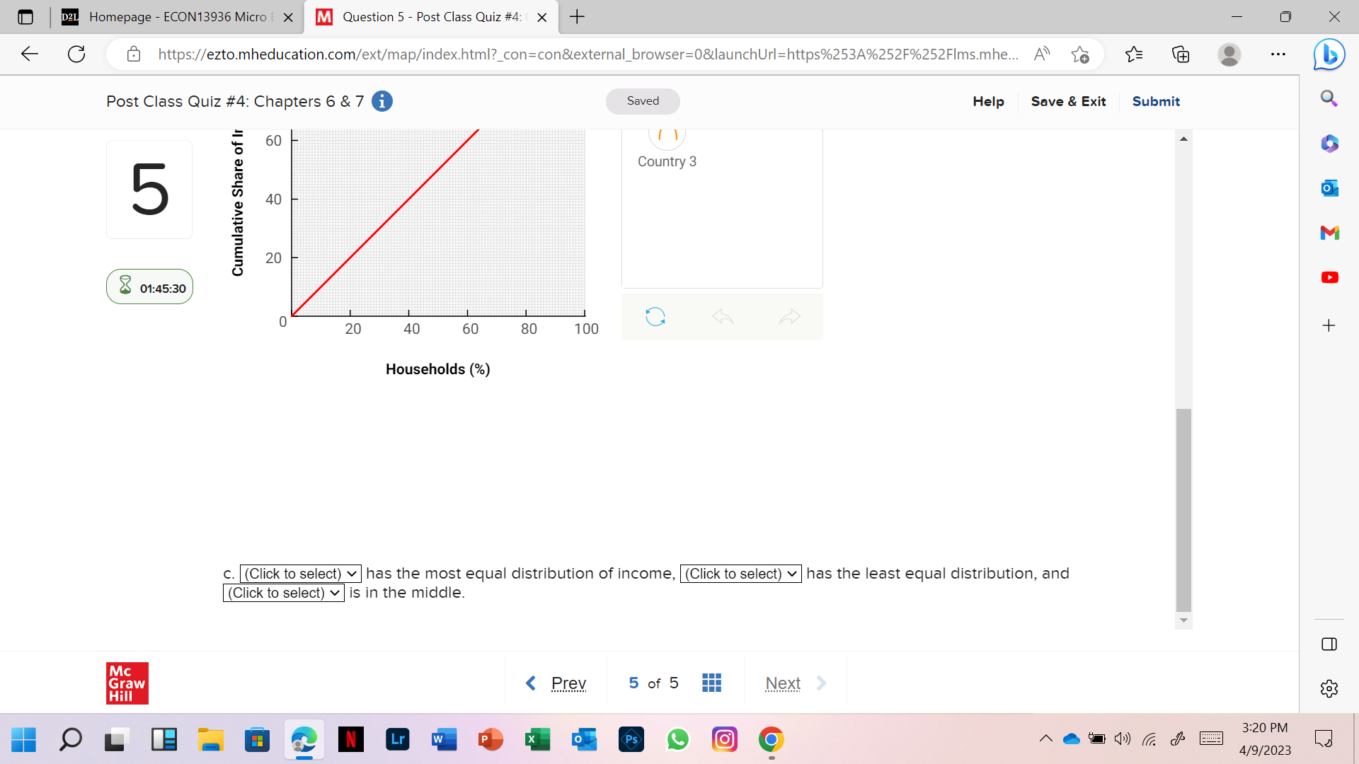 to . . . Post Class Quiz #4: Chapters 6 & 7