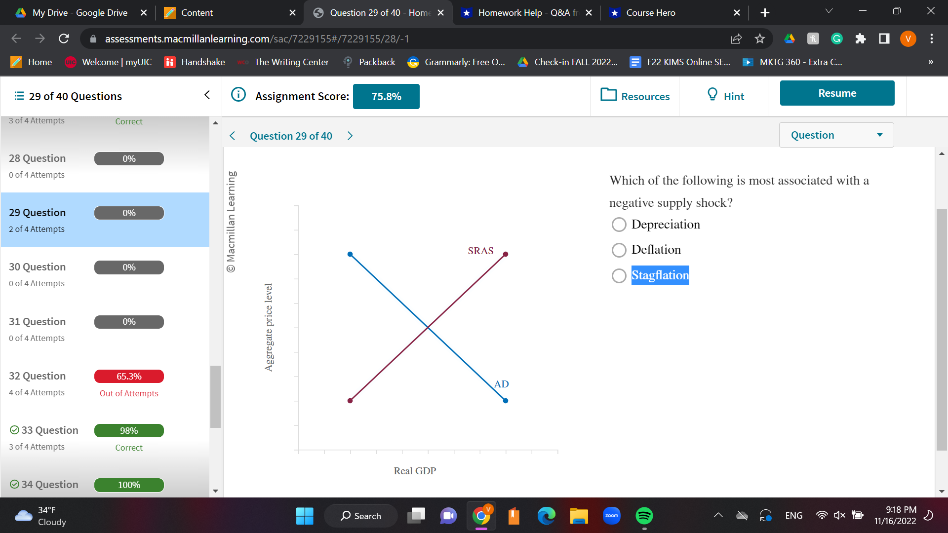 40 - Home X *Homework Help - Q&A fr X *Course Hero