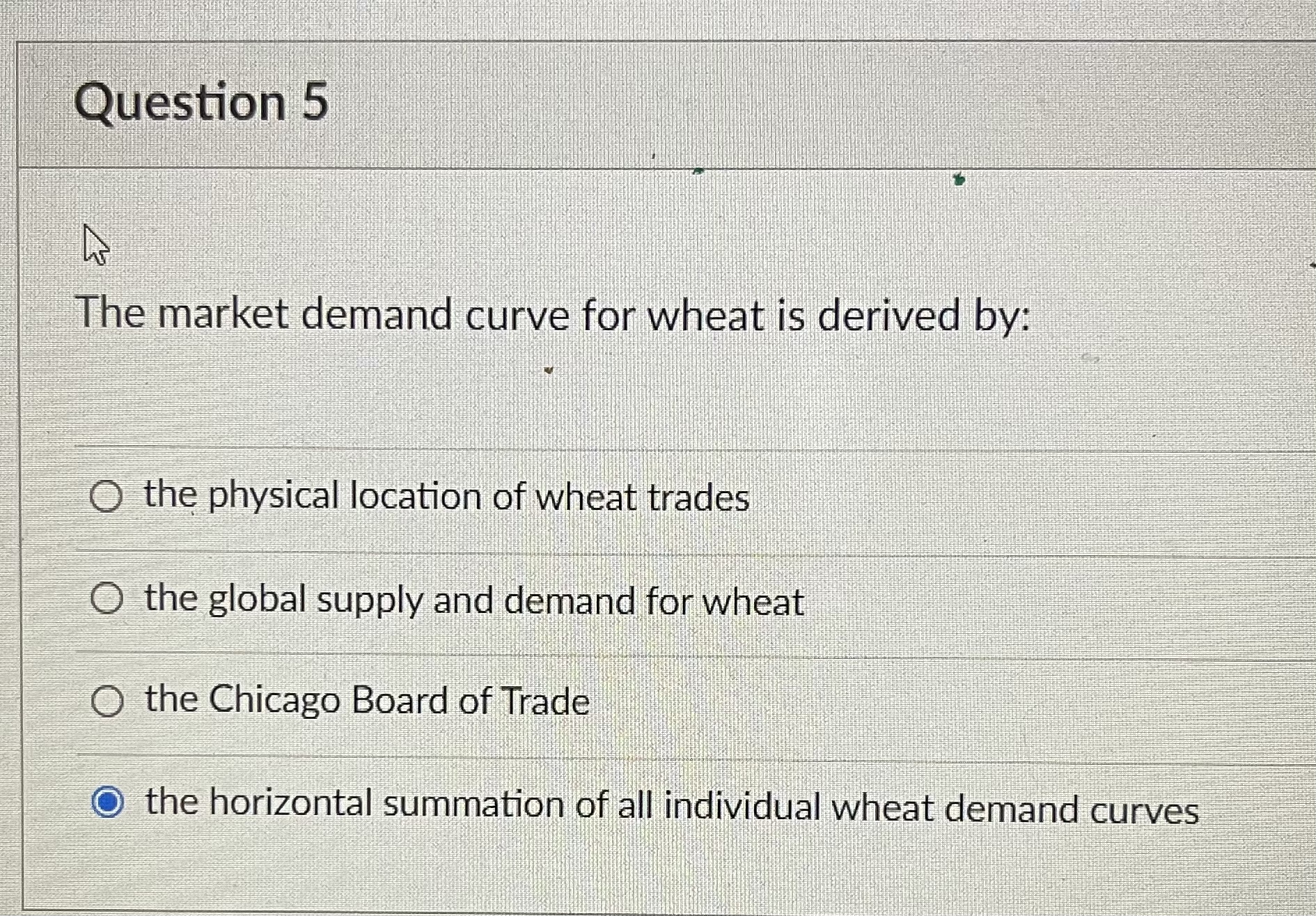 for question 1 I put the answer is A and I got