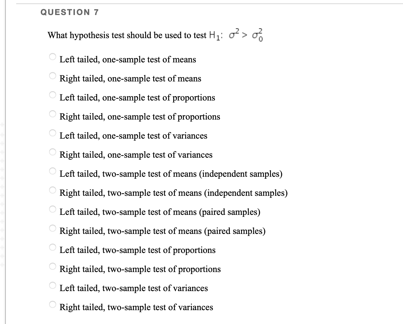 QUESTION 2How are one-sample hypothesis tests different from confidence intervals?One-sample hypothesis tests