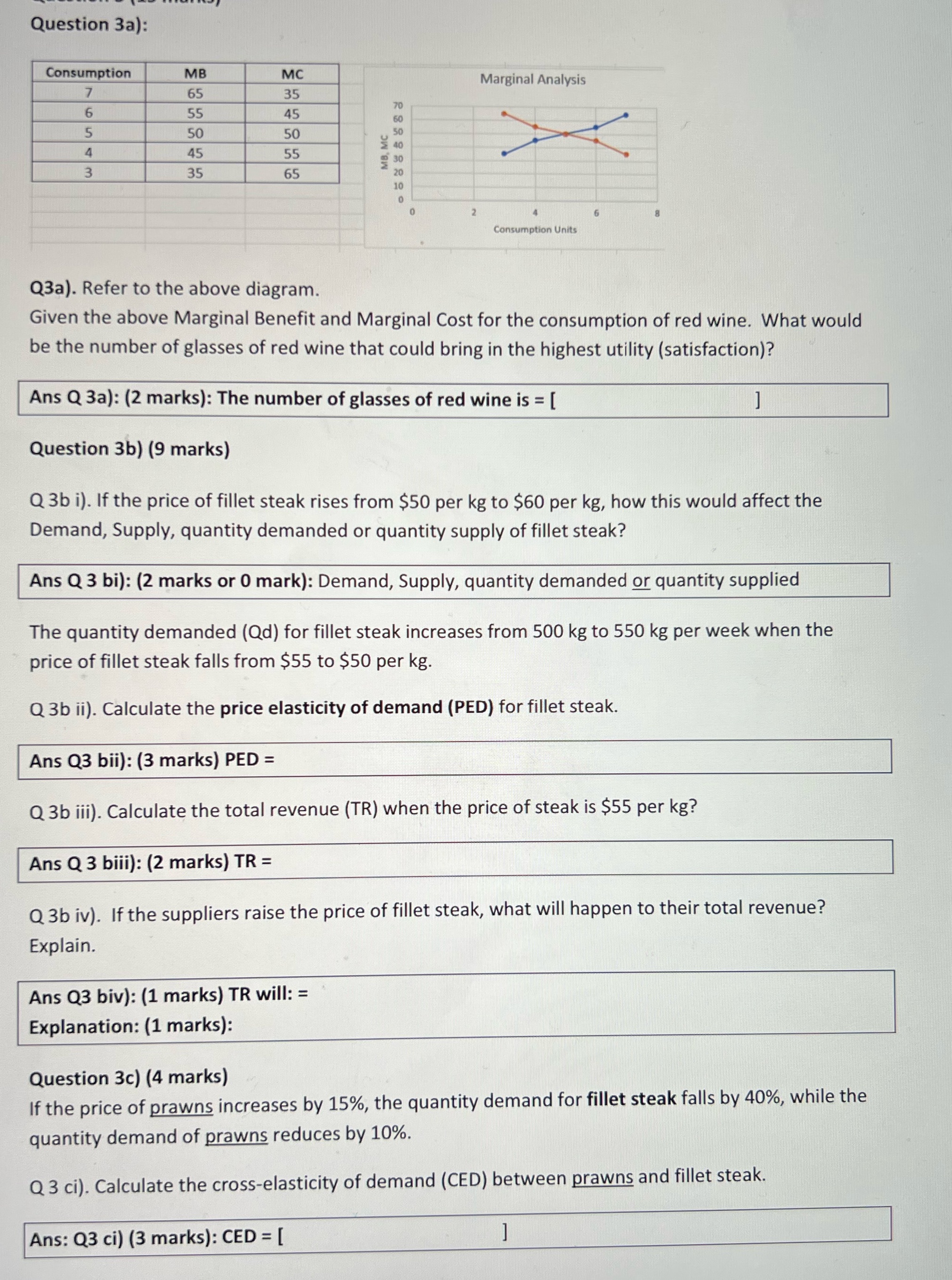  _'-vv. - ' nun-"It" Question 33): Marginal Analysis 0 2 l