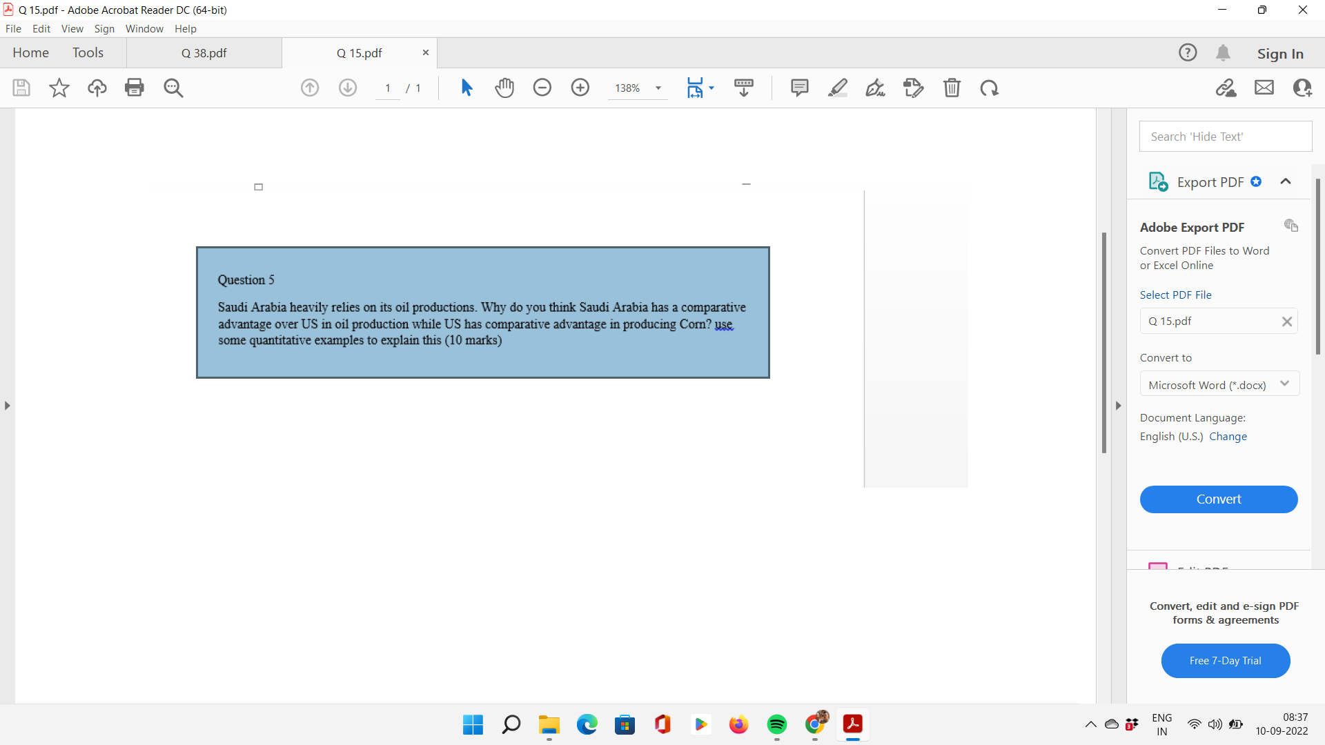  Q 15.pdf - Adobe Acrobat Reader DC (64-bit) X File Edit