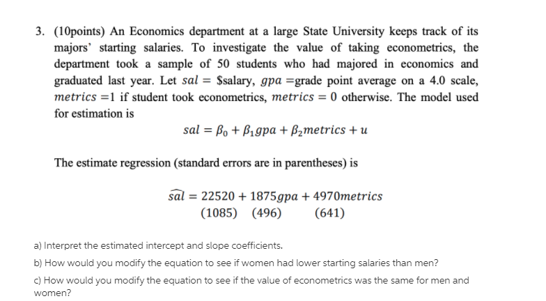 Y = HY be the fitted values and e = (I -