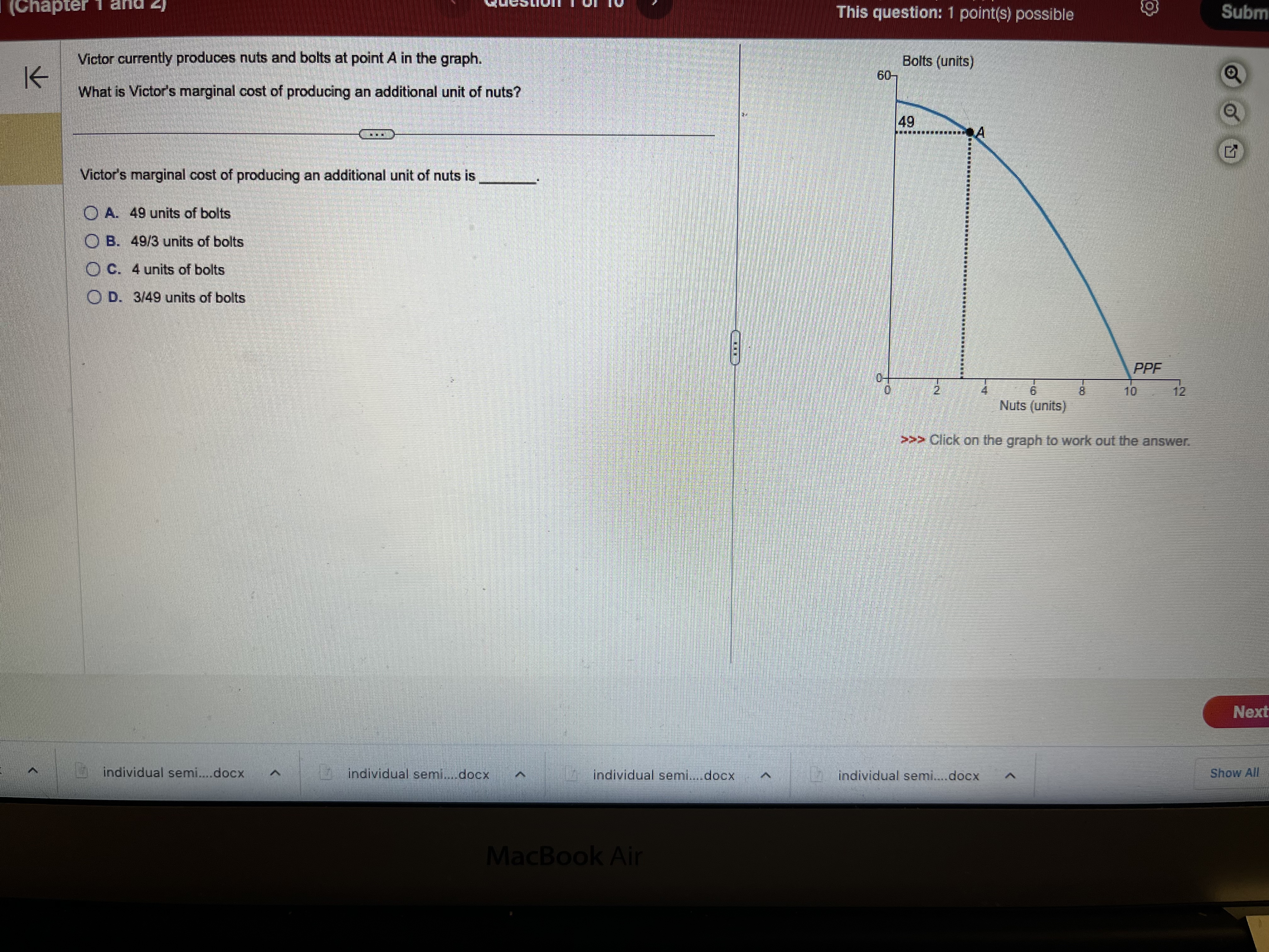 Help answer these practice questions ! (Chapter 1 This question: 1 point(s)