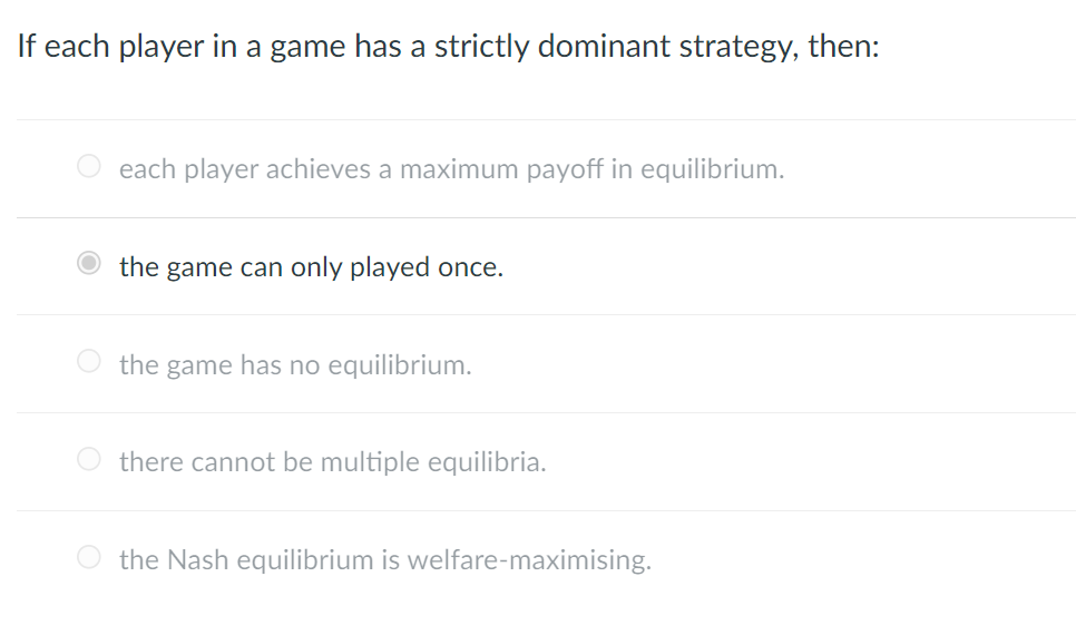 environment in which eBay and Amazon must simultaneously decide whether to heavily