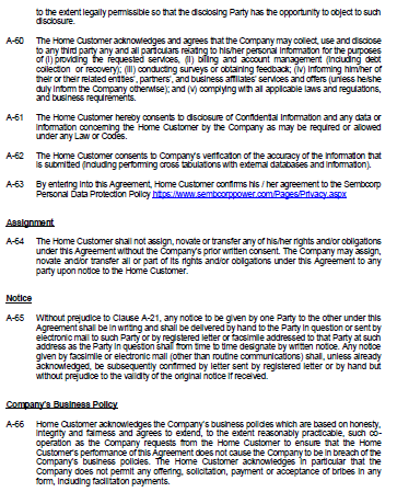 Food or Charges For Electrolty Servlong One-time Registration No Late Payment Charge: