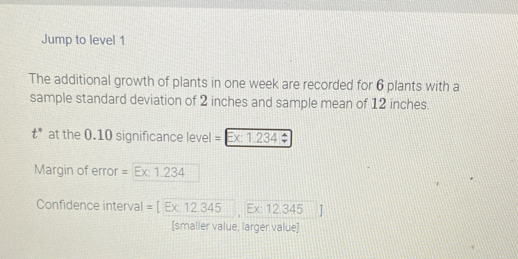 How do you solve this Jump to level 1 The additional growth