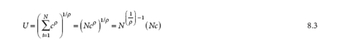 this type of utility function (see equation 8-2) consumes three goods: coffee,