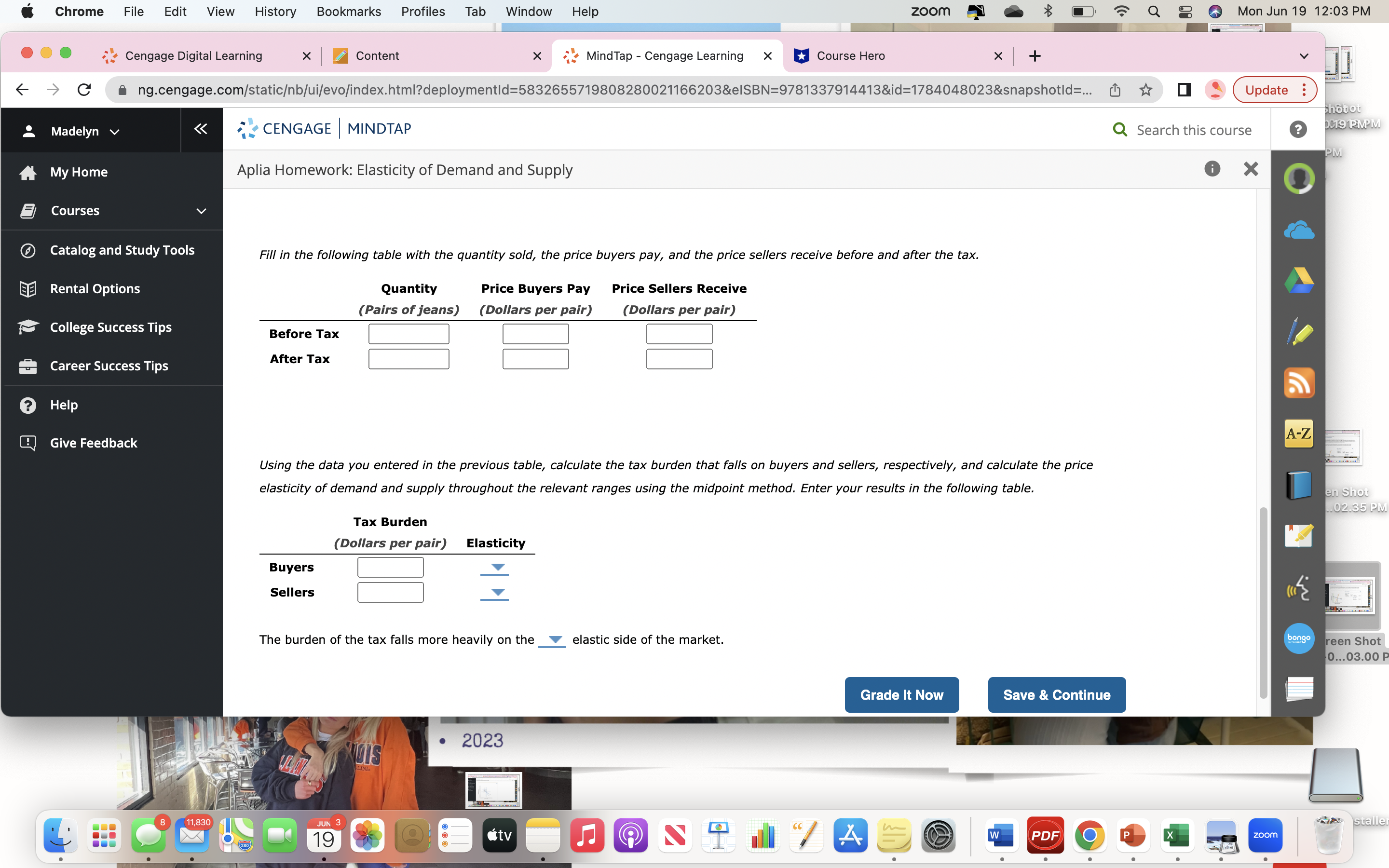 Cengage Digital Learning x I 1 Content x {:0 MindTap-Cengage Learning X
