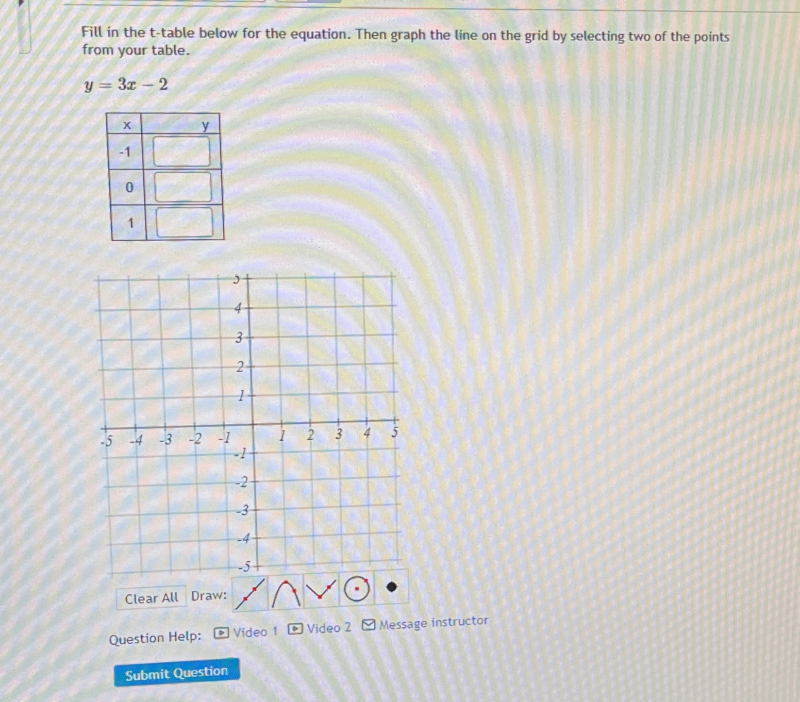  from your table. Fill in the t-table below for the equation.