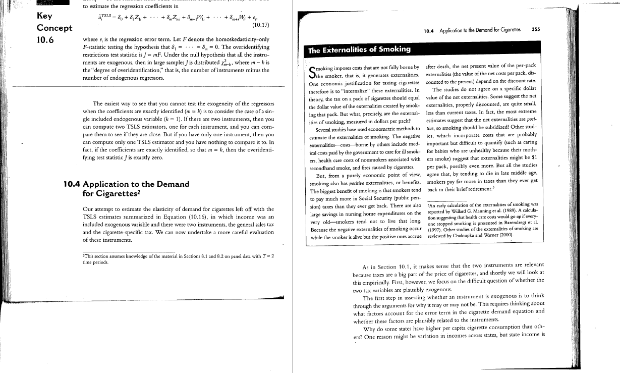  to estimate the regression coefficients in Key RTSLS = on +8