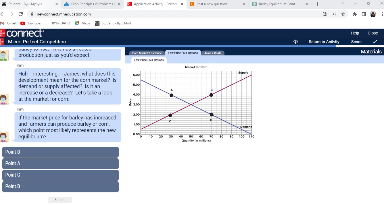 Student - Byui.MyByui X Econ Principles & Problems | X Application