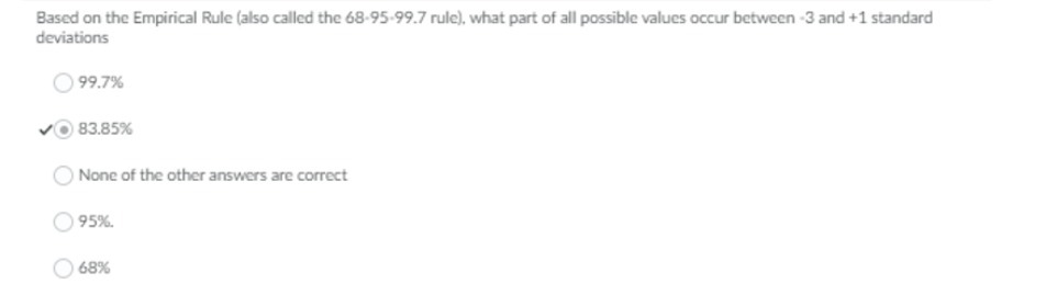  Based on the Empirical Rule (also called the 68-95-99.7 rule). what