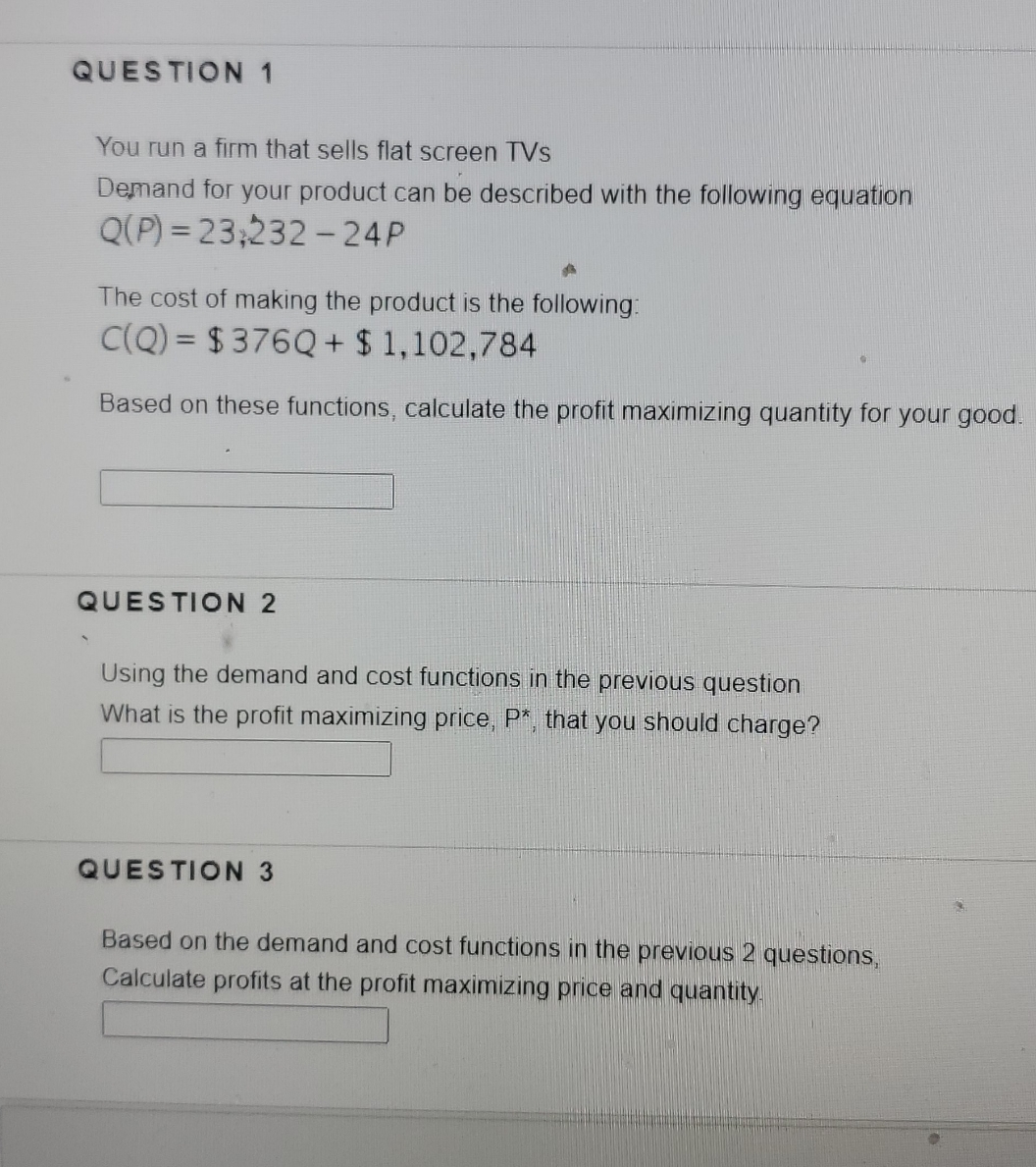 please need help. please highlight each final answers QUESTION 1 You run