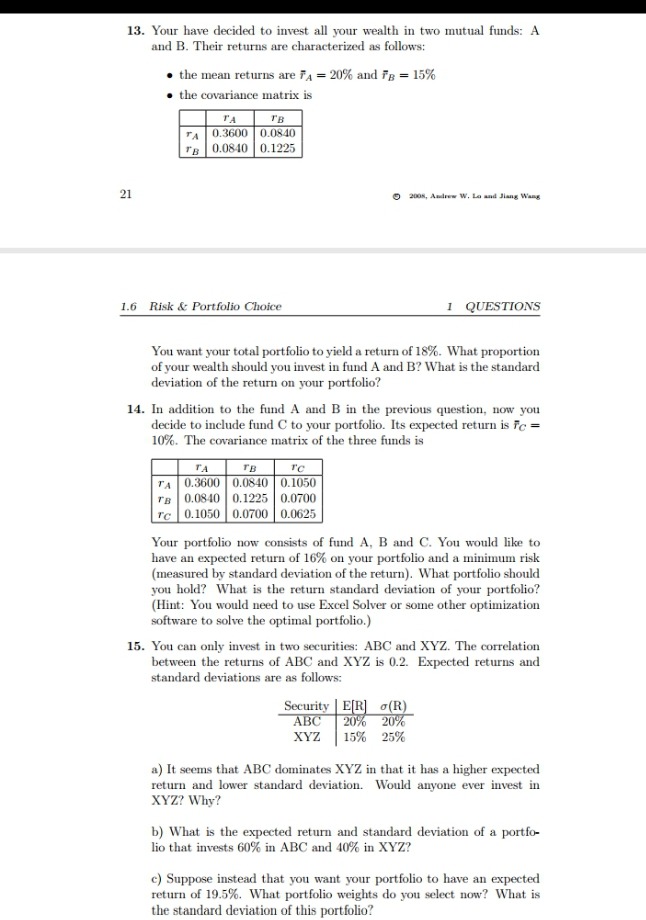 in a zero coupon bond which provides a return of 8% per