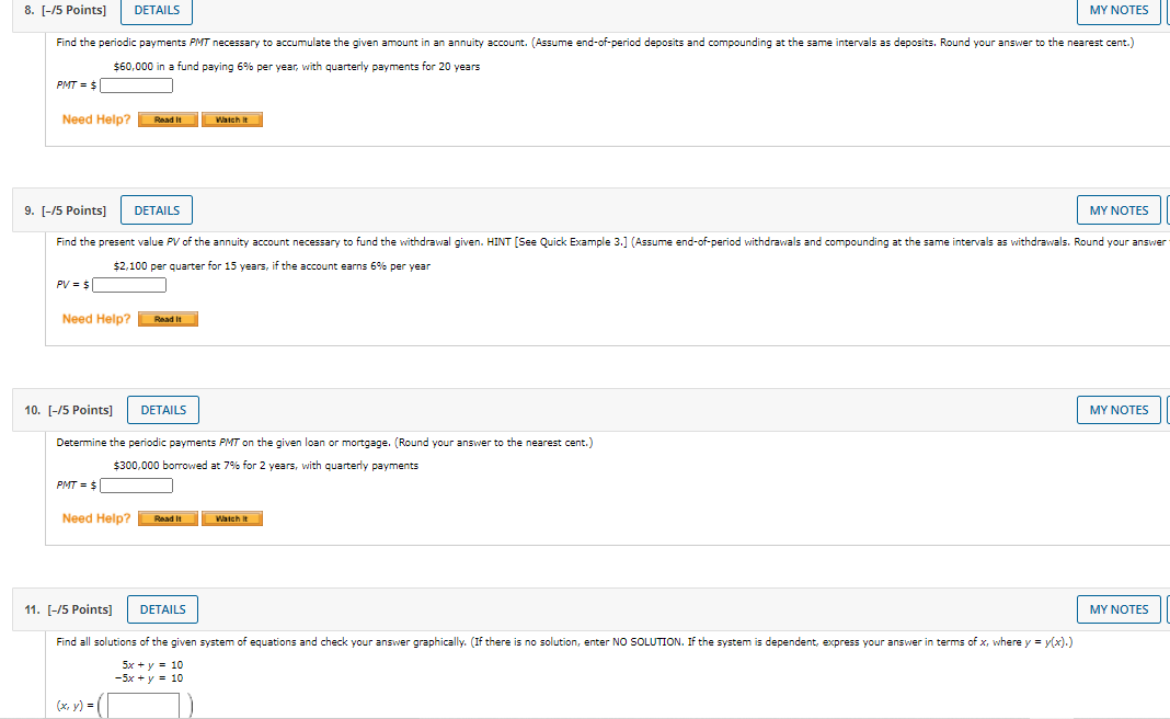 of that time (in dollars). Round all answers to the nearest cent.