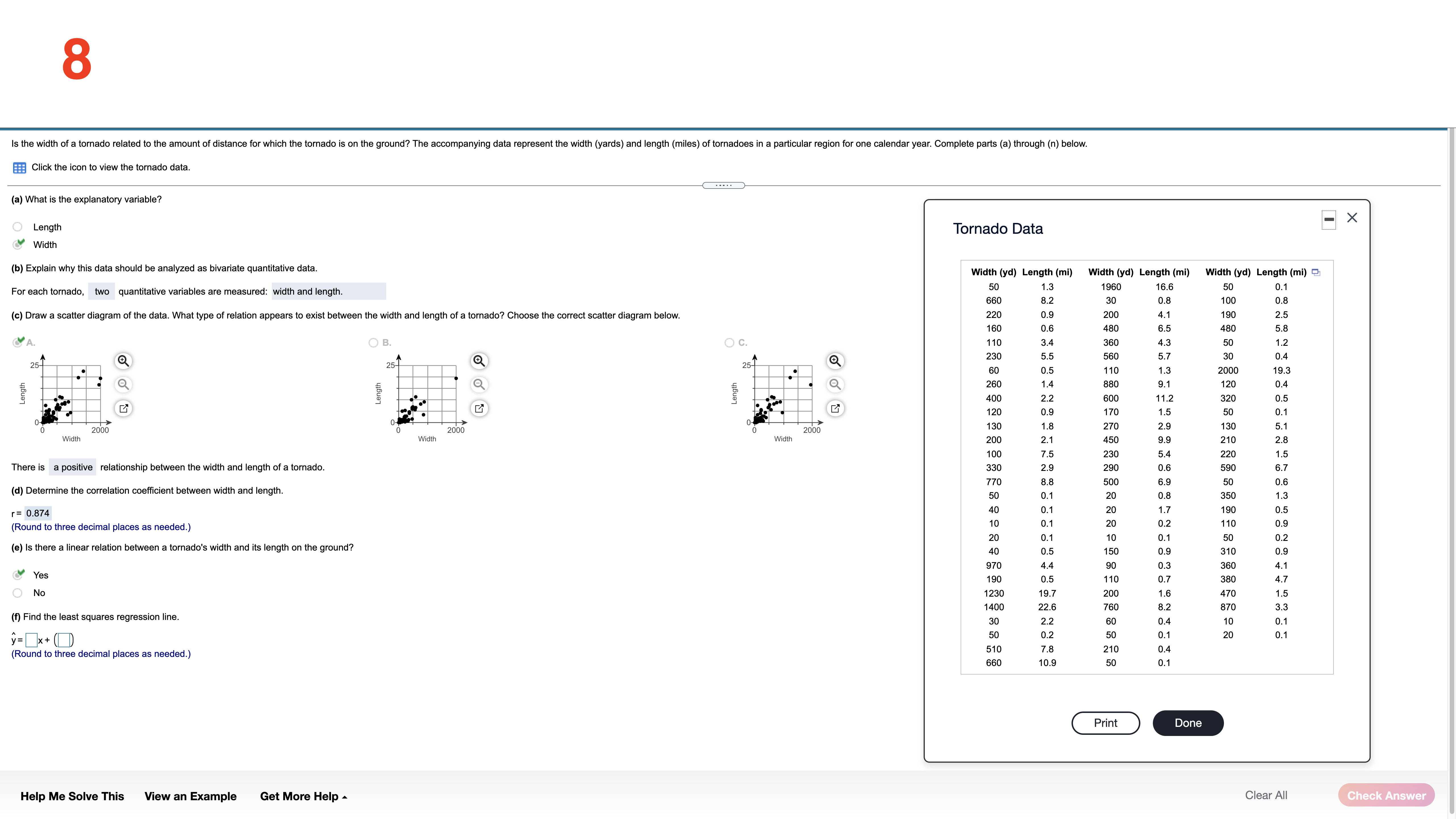 Determine the mean and standard deviation of each data set. below on