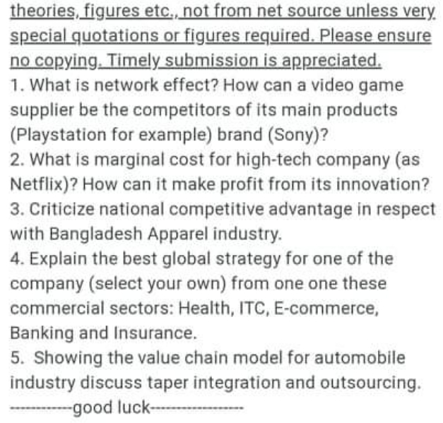 thank you tutor theories, figures etc., not from net source unless very.